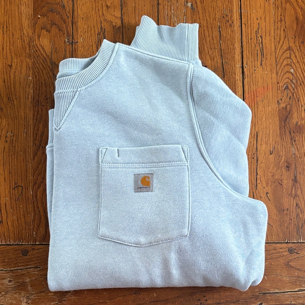 Carhartt Light Blue Crewneck Sweatshirt